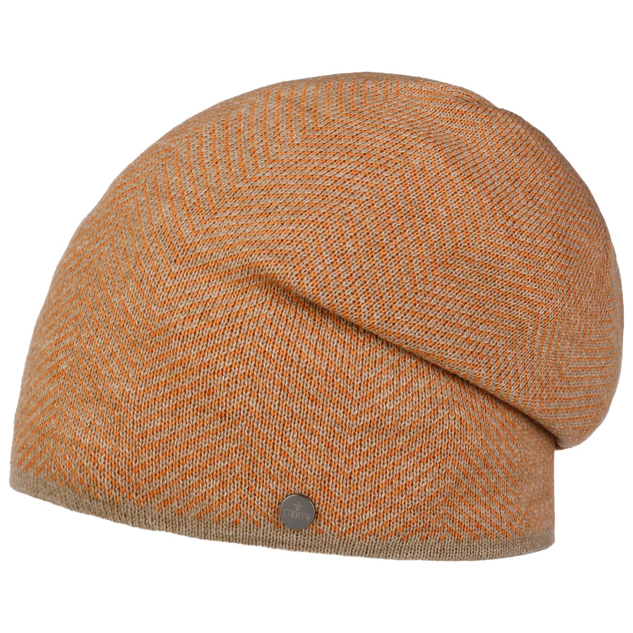 Lierys Men's Terracotta Ivarrud Knit Beanie Hat By