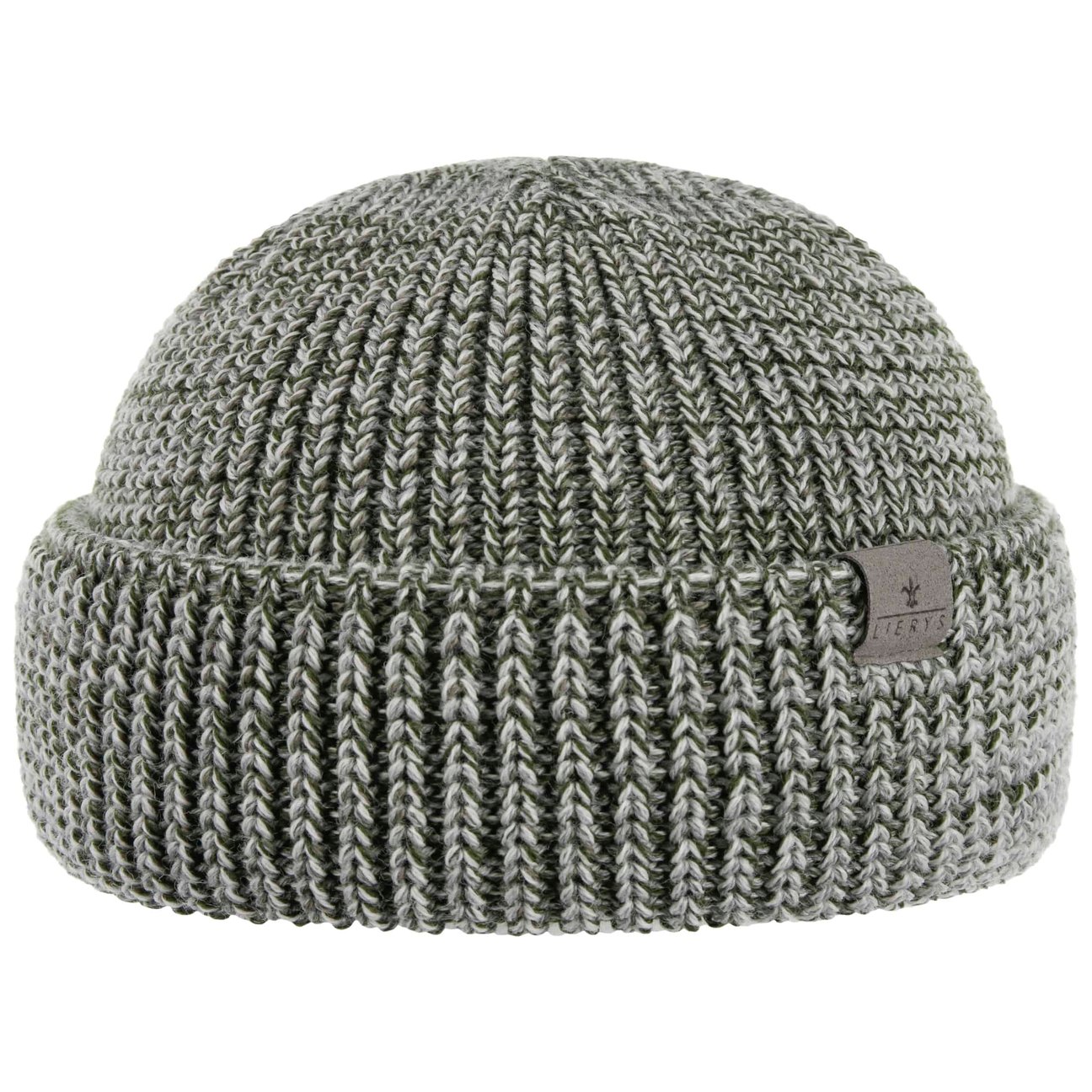 Lierys Grey-Olive Gots Merino Docker Hat By