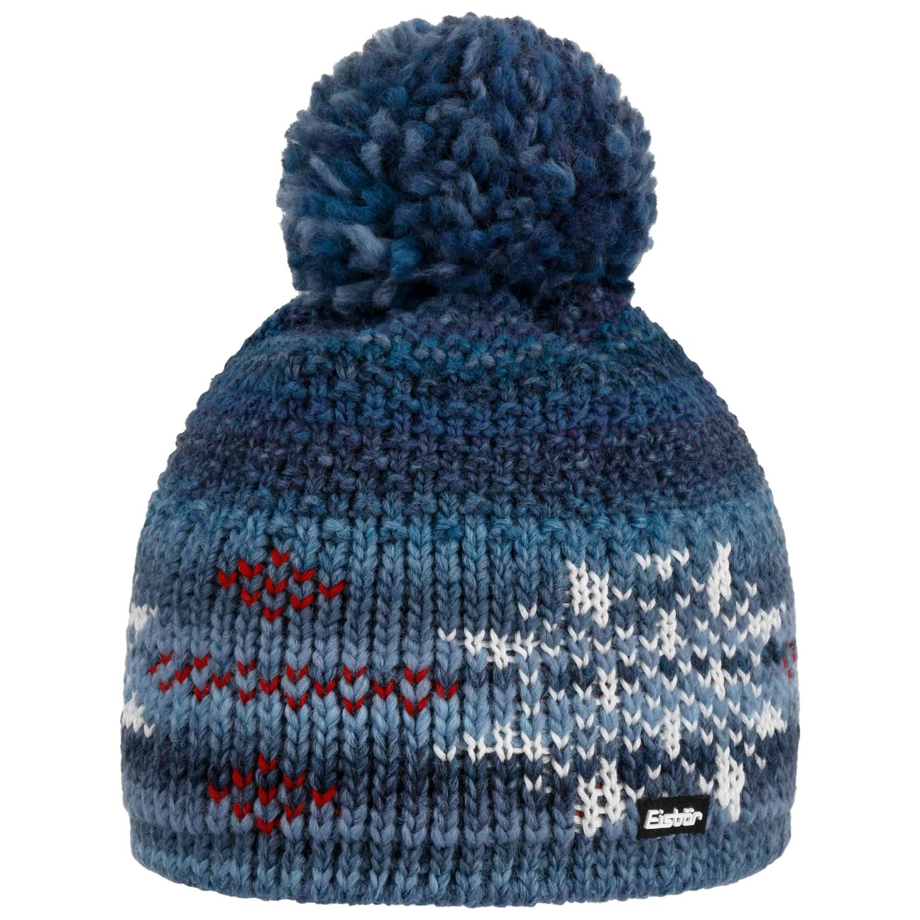 Eisbär Men's Blue Ike Pompom Beanie Hat By