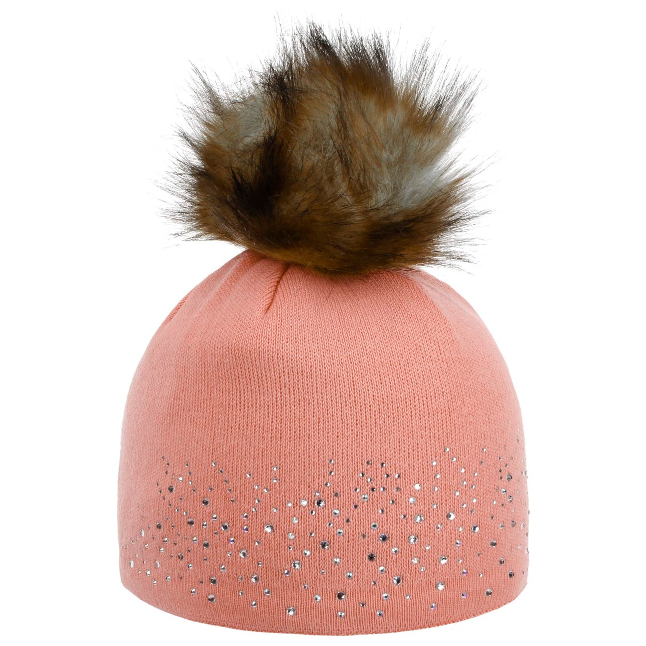 Eisbär Women's Pink Nalin Lux Crystal Beanie Hat By