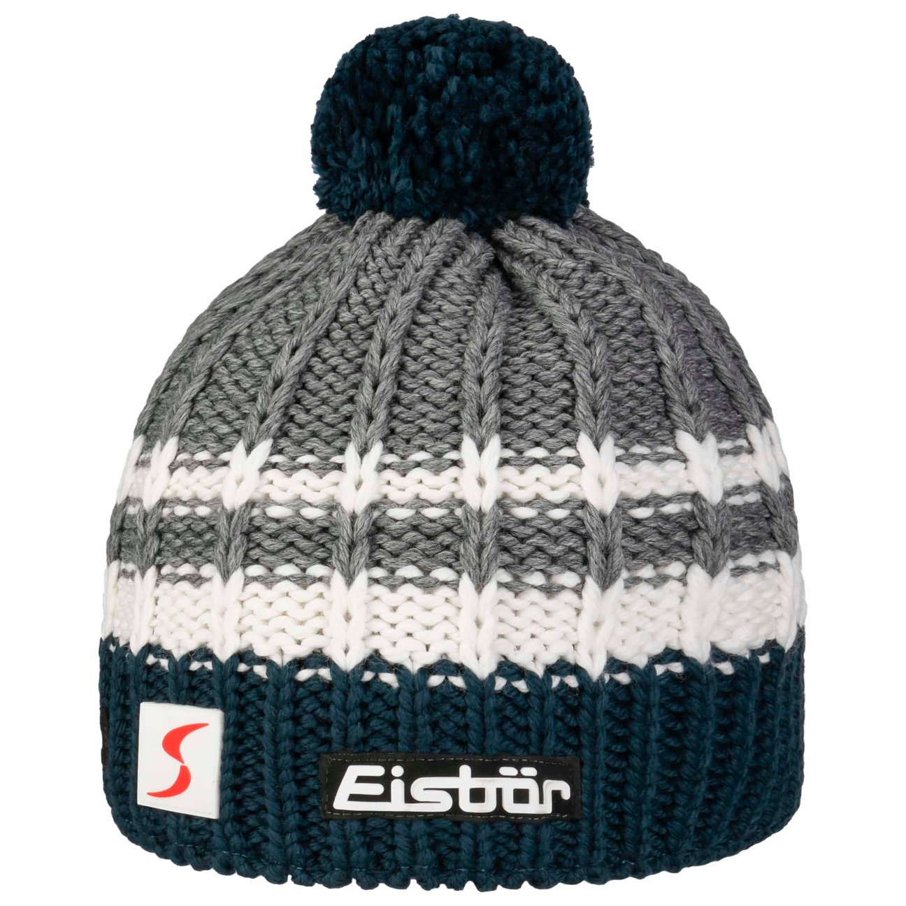 Eisbär Men's Petrol Blue Kova Skipool Pompom Hat By