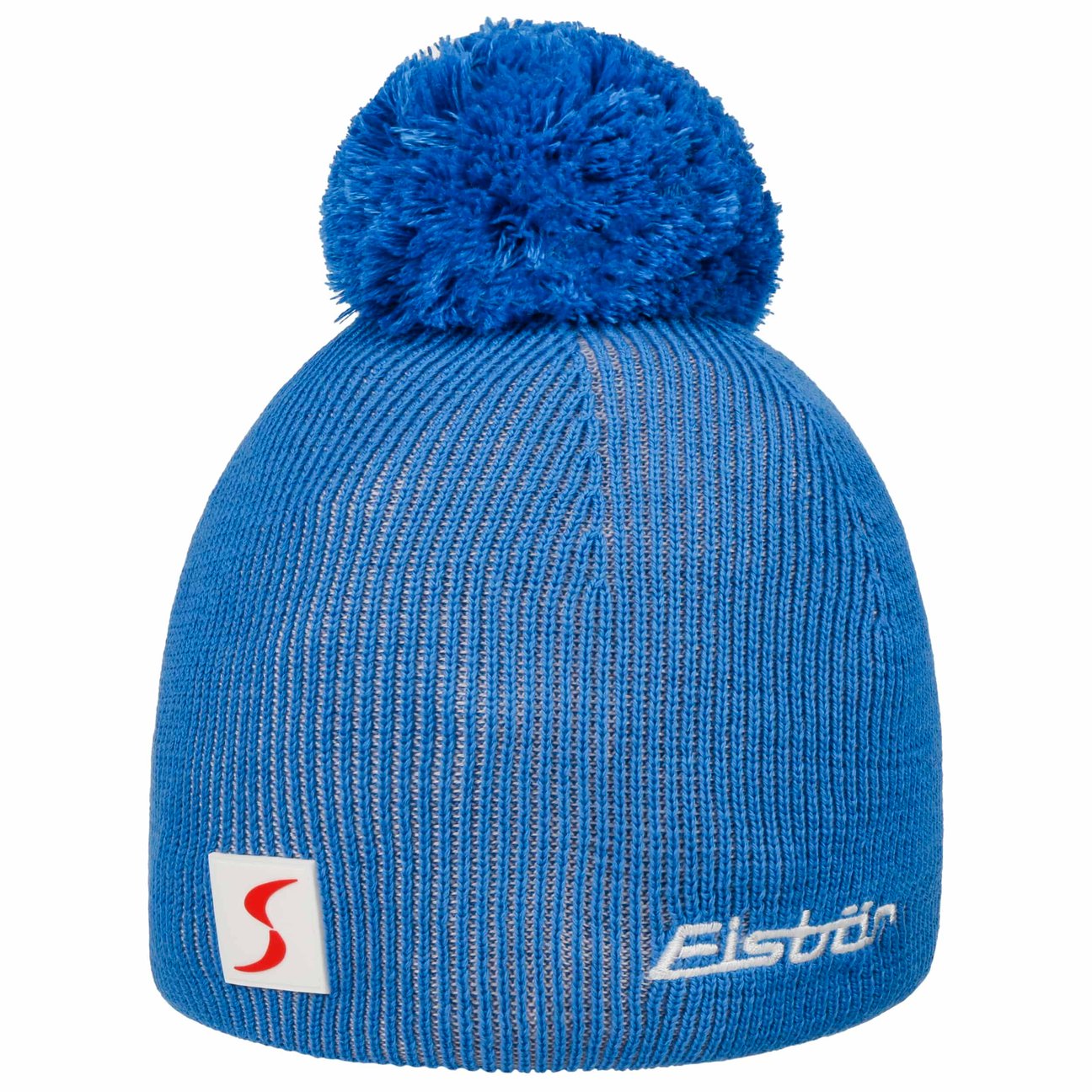 Eisbär Men's Blue Pompon Skipool Beanie Hat By