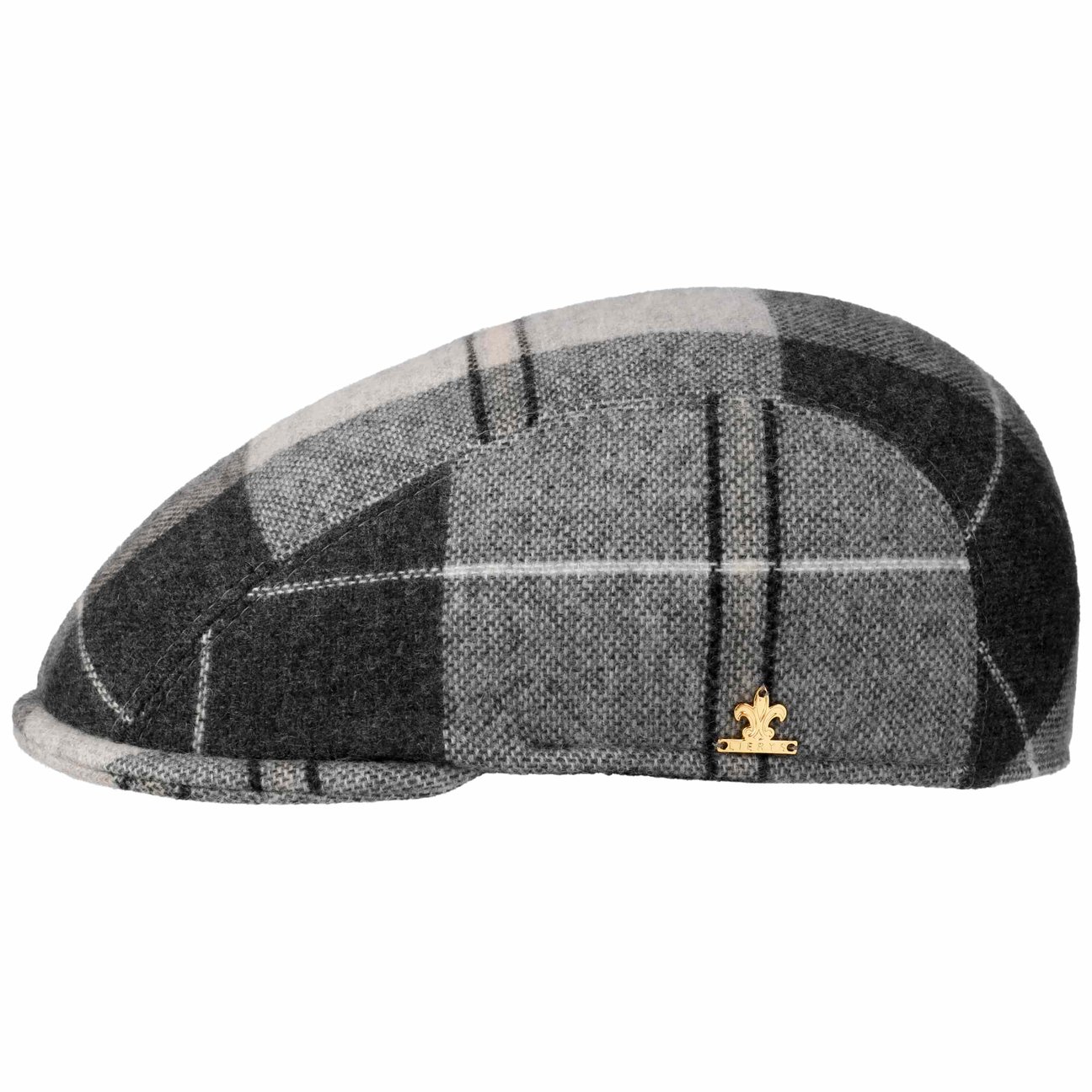 Lierys Grey Montaretto Cashmere Flat Cap By Gold