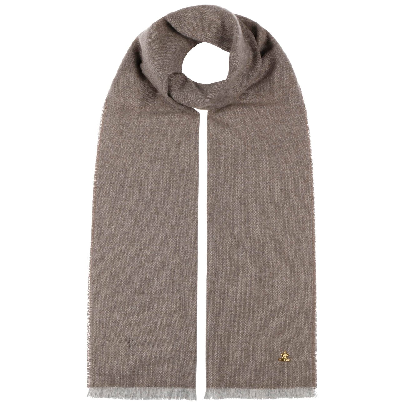 Lierys Women's Beige Classic Uni Cashmere Scarf By Gold