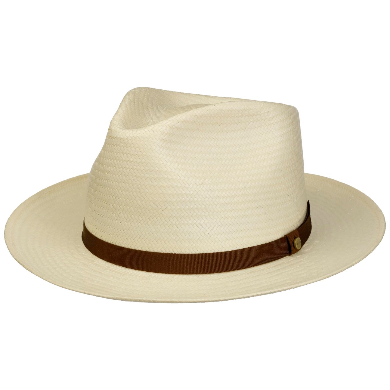 Stetson Women's White Fallkirk Fedora Toyo Straw Hat By