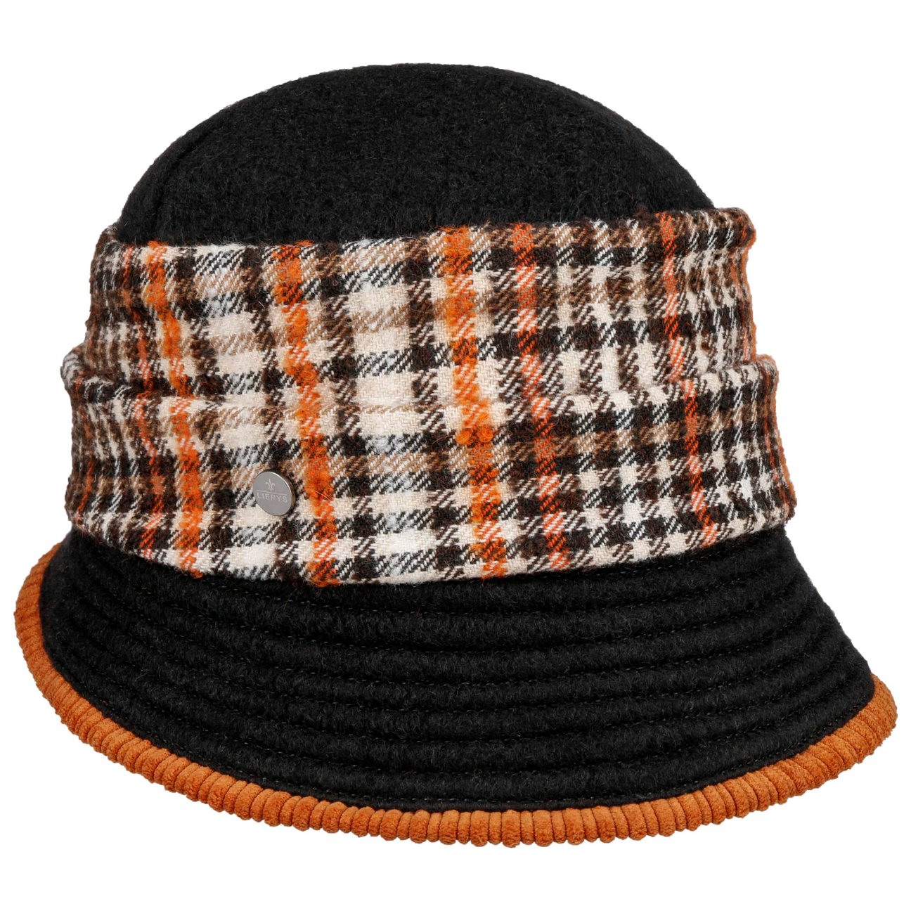 Lierys Women's Orange Asym Brim Bucket Hat By