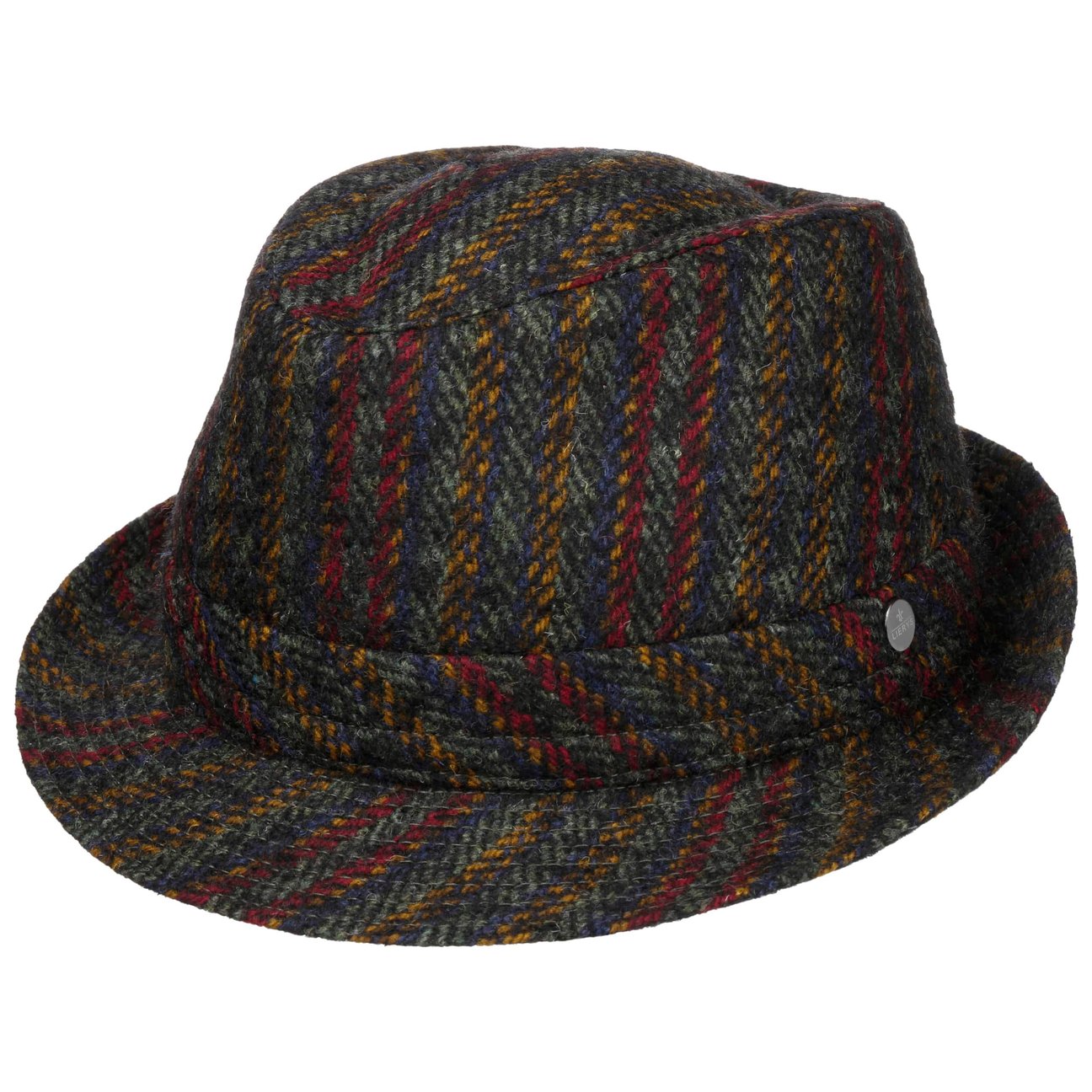 Lierys Olive Fairbury Trilby Wool Hat By