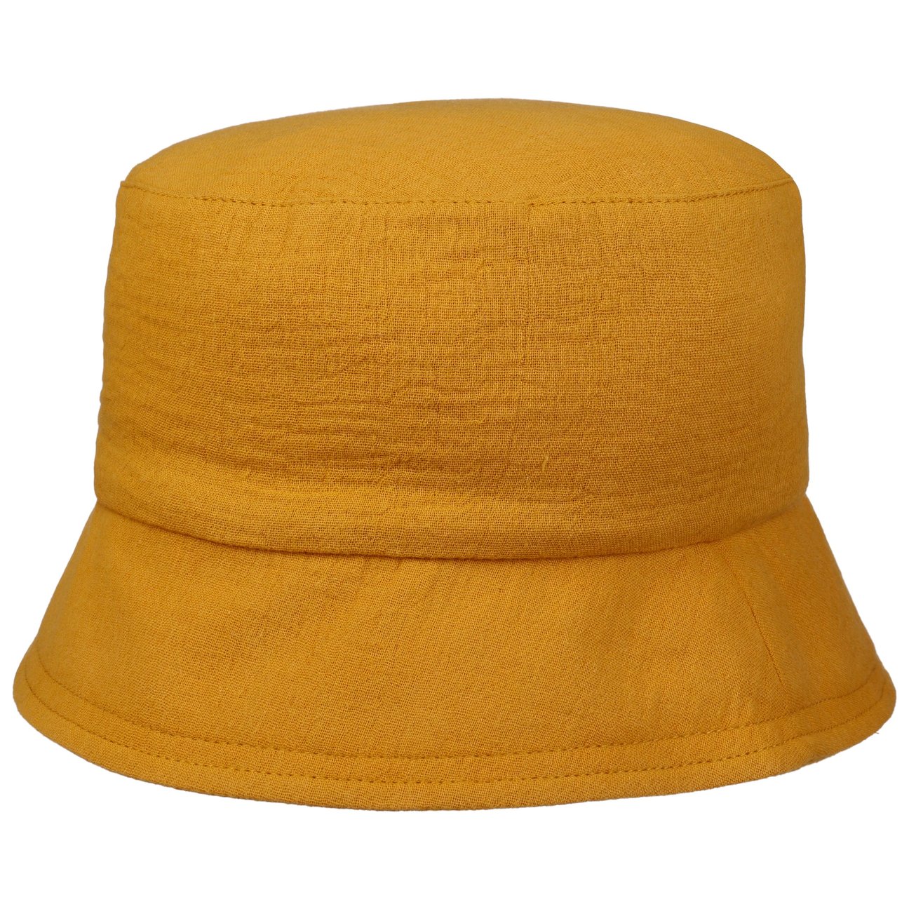 Gebeana Women's Mustard Musselin Gots Bucket Cloth Hat By