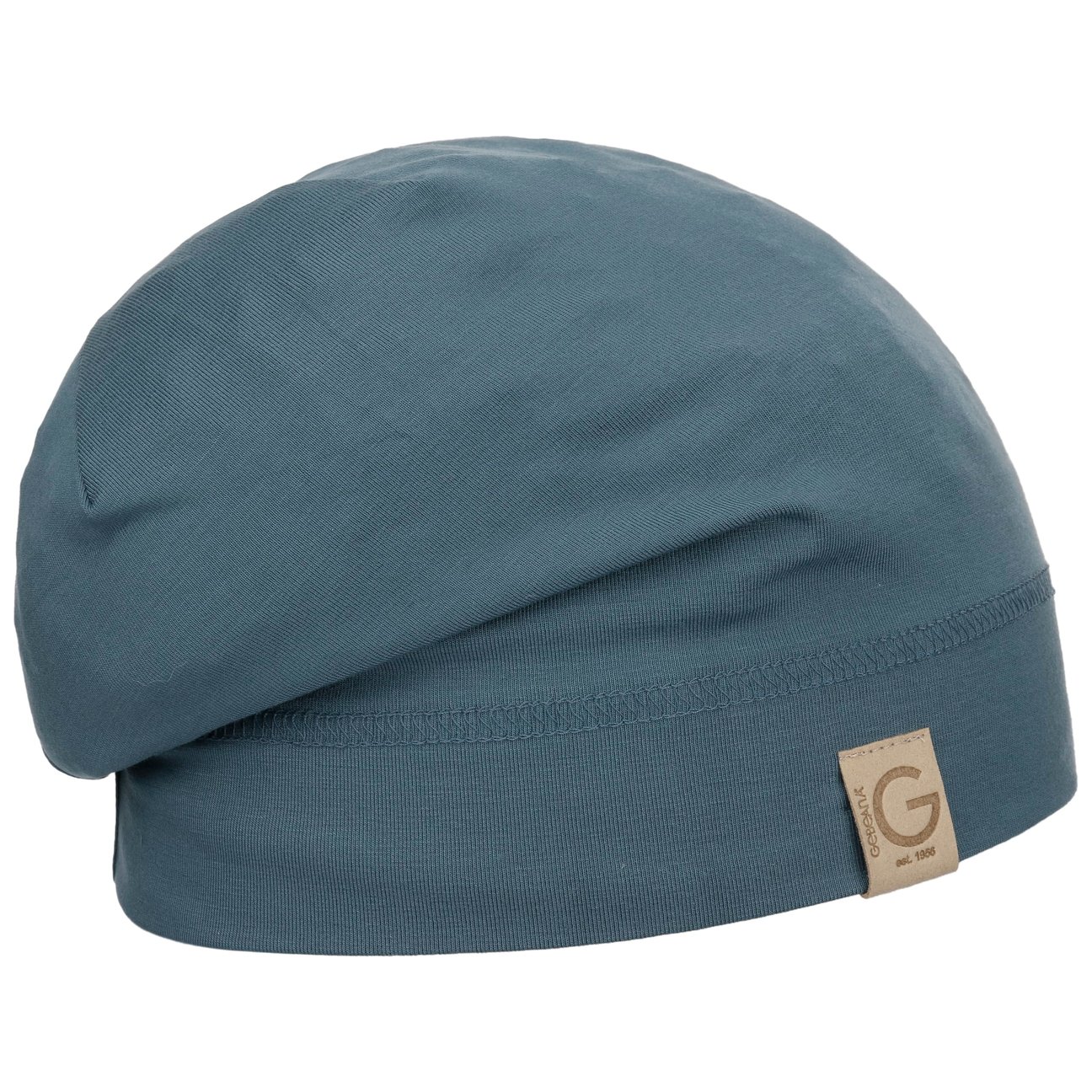Gebeana Women's Blue Soft Uni Beanie Hat By
