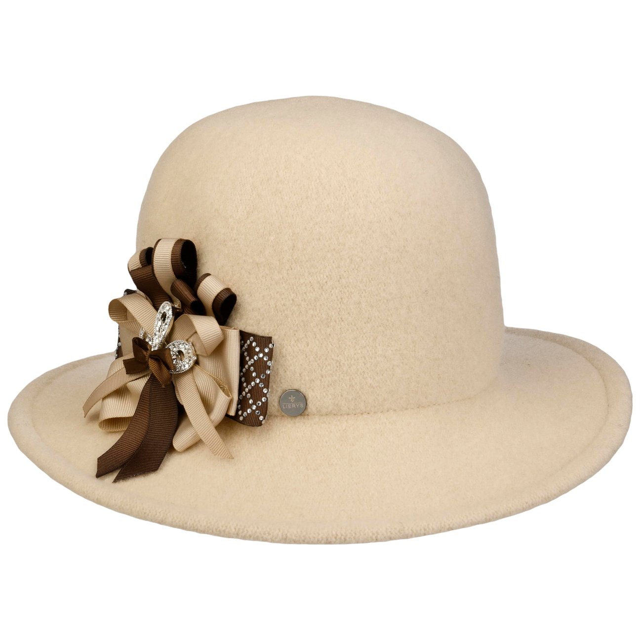 Lierys Women's Beige Bilavea Wool Hat By
