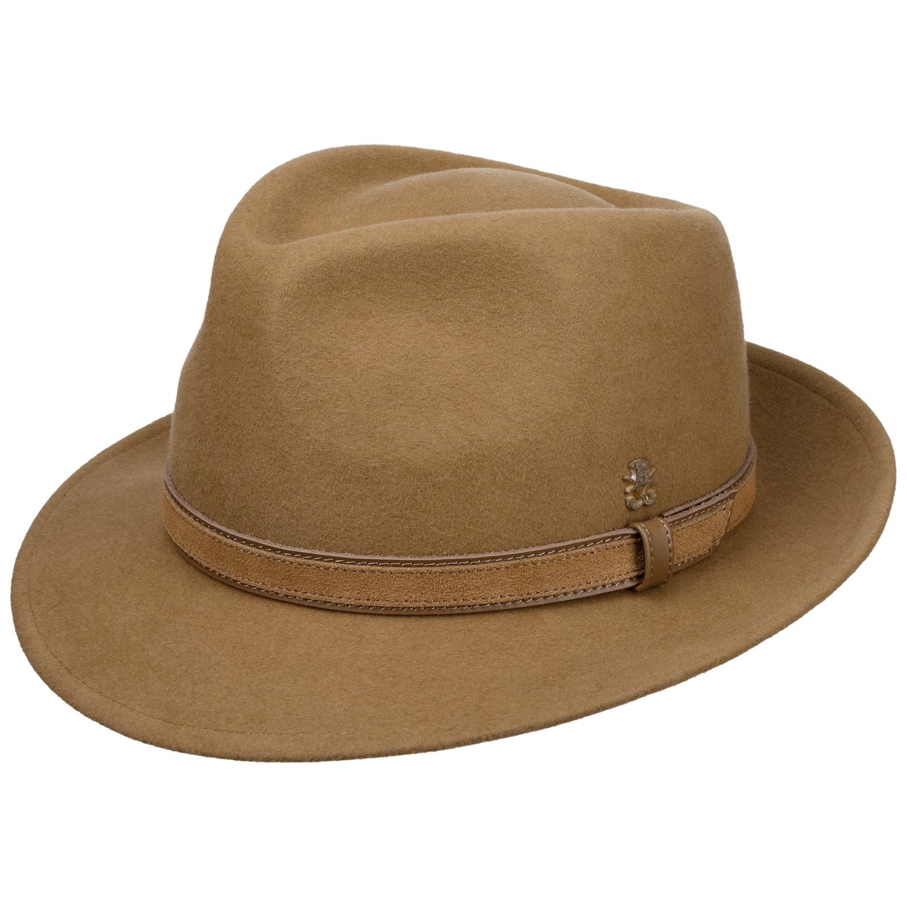 Mayser Women's Dark Beige Collins Bogart Fur Felt Hat Zechbauer By
