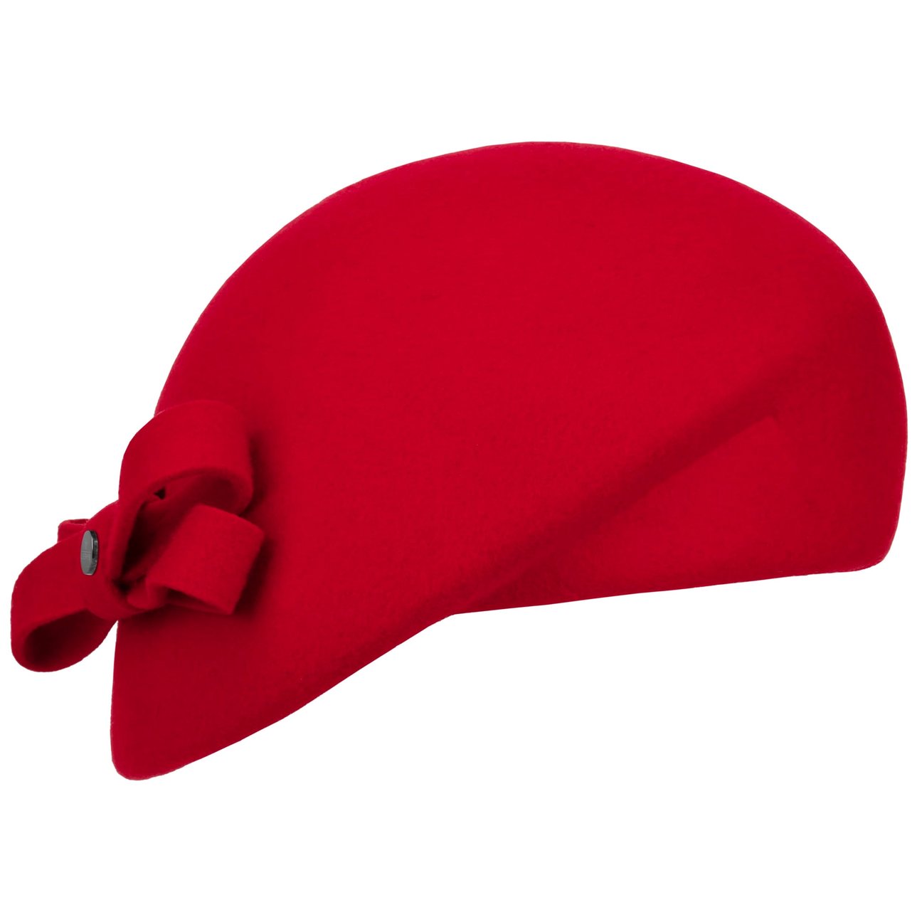 Lierys Women's Red Wool Beret With Loop By