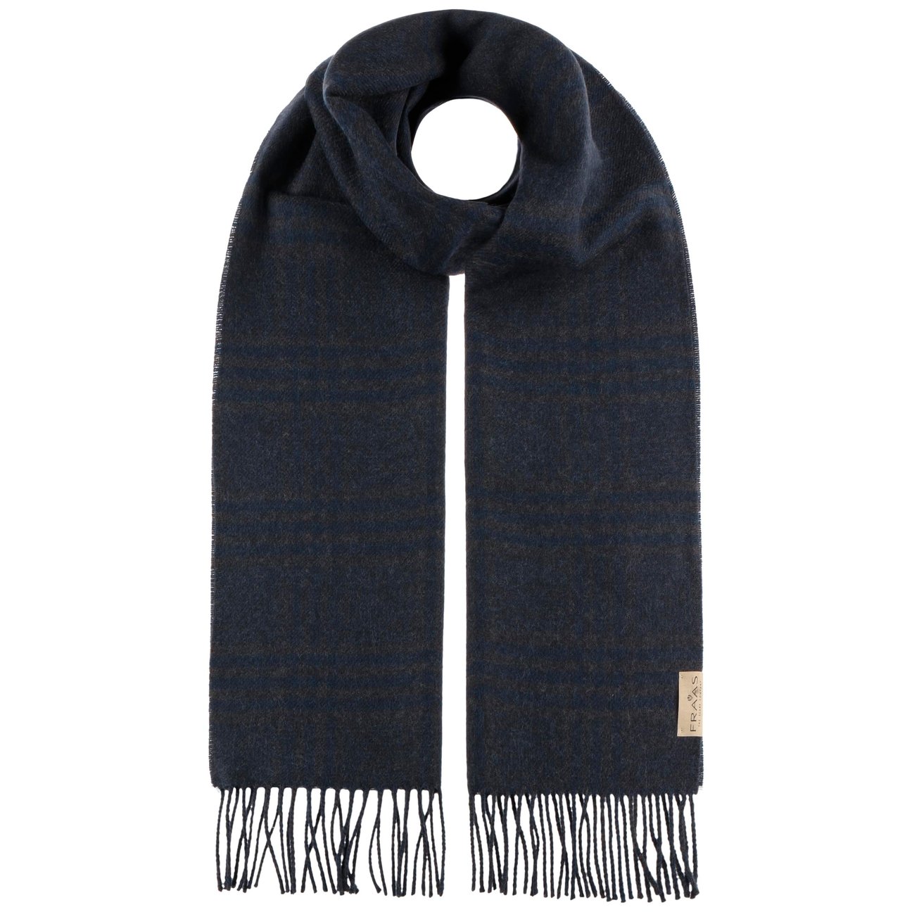 Fraas Women's Anthracite Uni Wool Scarf By