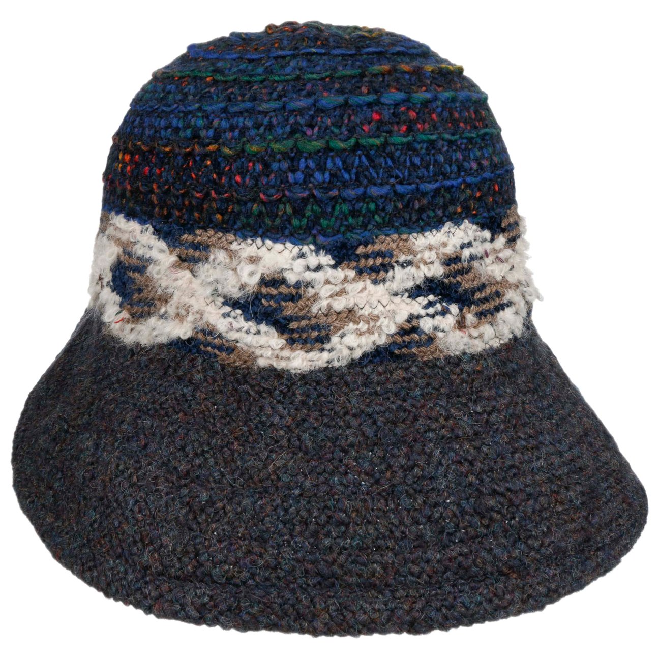 Bedacht Women's Blue Soresina Cloche Hat By