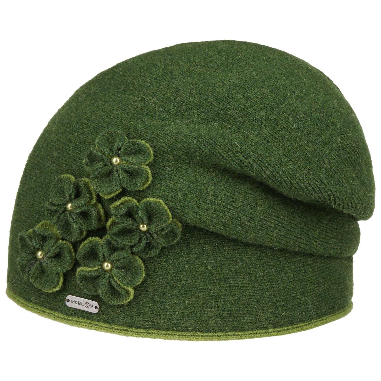Mcburn Women's Green Mindella Beanie Hat By