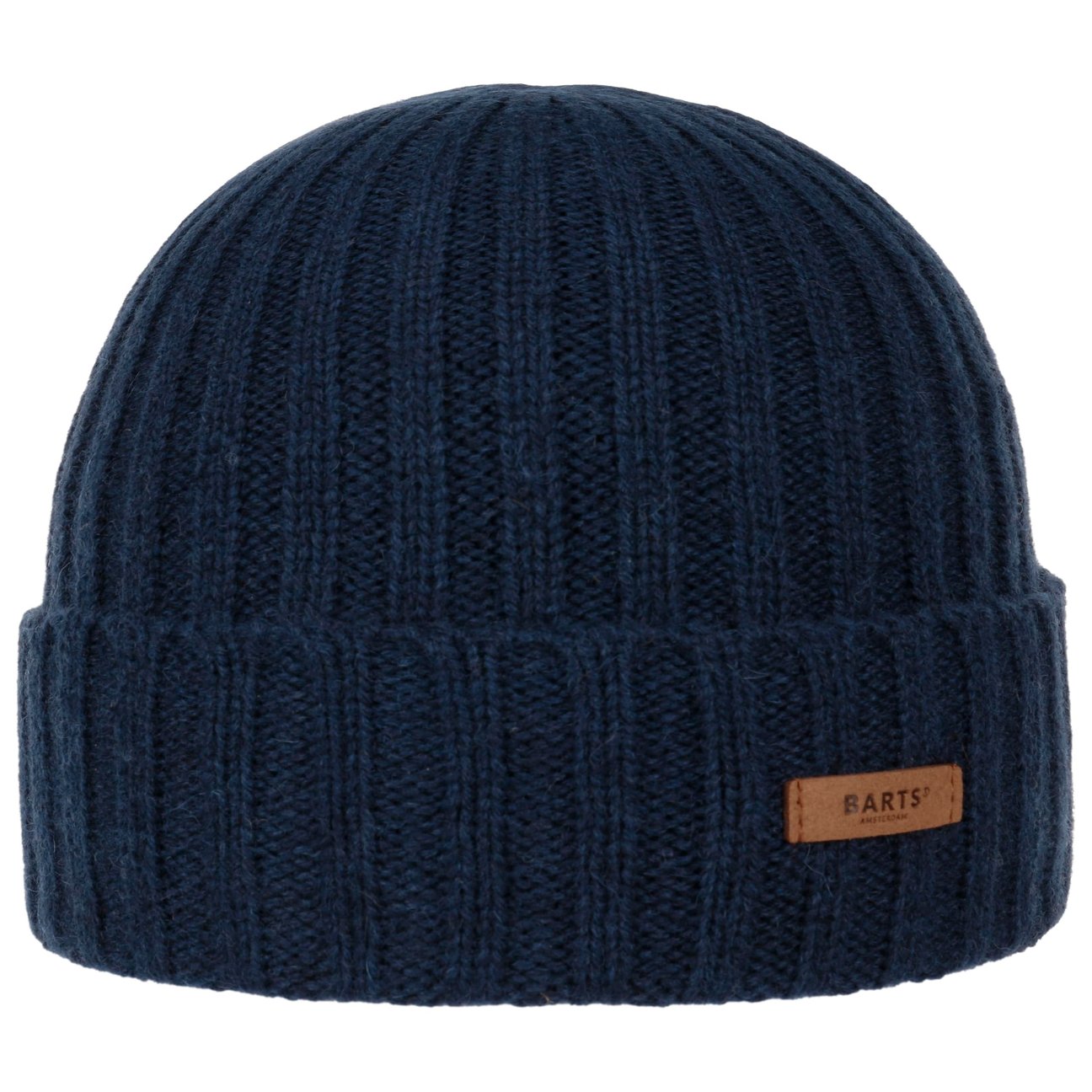 Barts Men's Navy Haakon Beanie Hat With Cuff By