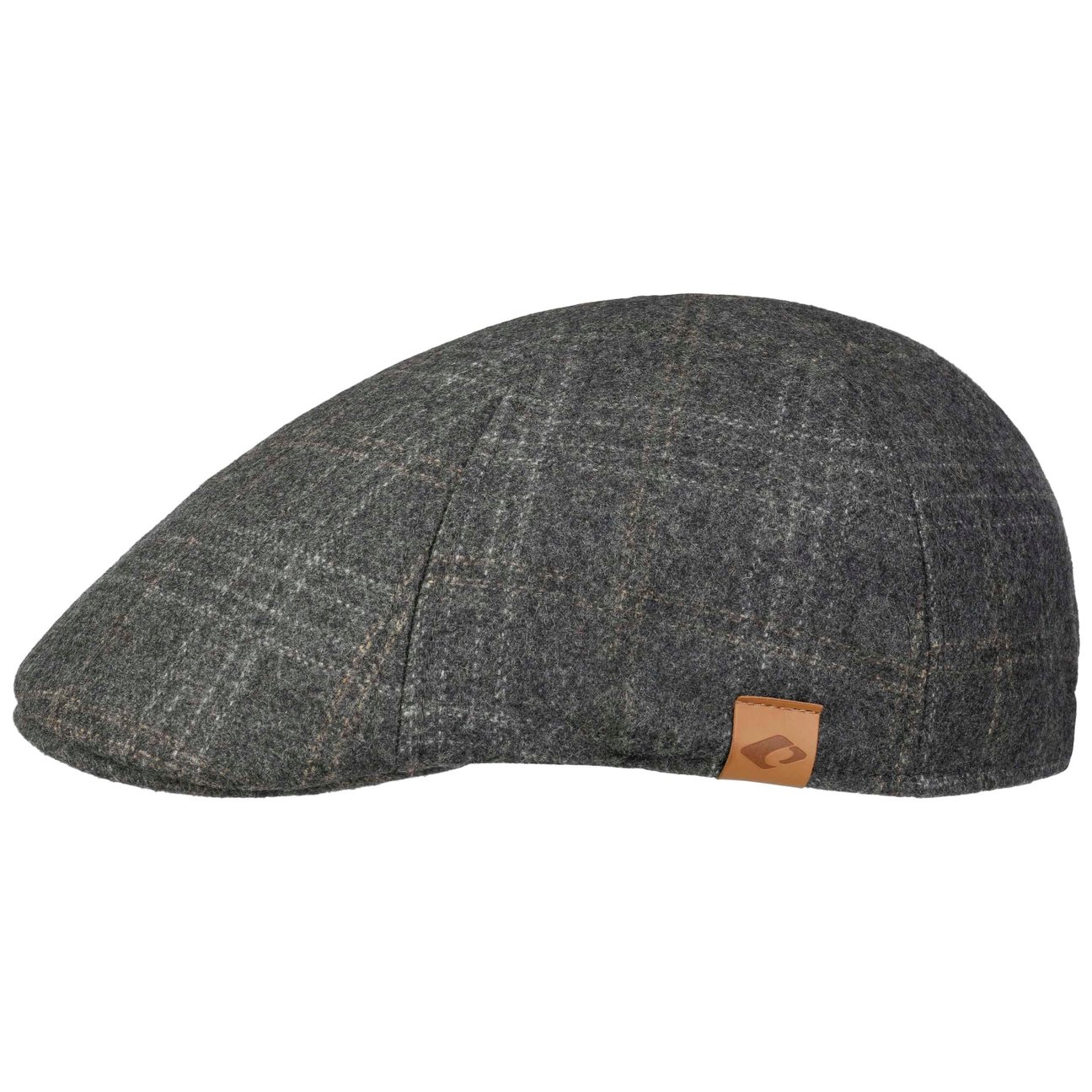 Chillouts Men's Anthracite Jaro Flat Cap By
