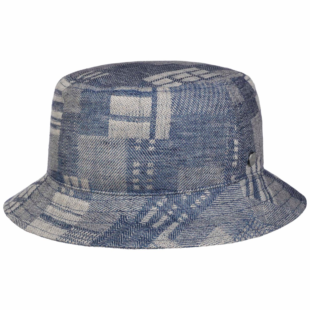 Lierys Women's Blue Sunbury Jacquard Bucket Cloth Hat By M (56-57 Cm)