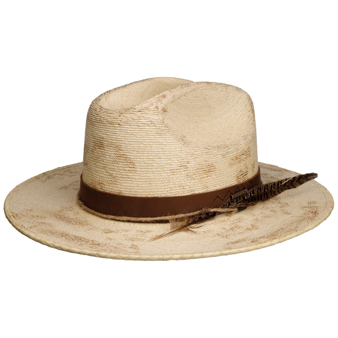 Stetson Women's Brown Mexican Palm Straw Hat By