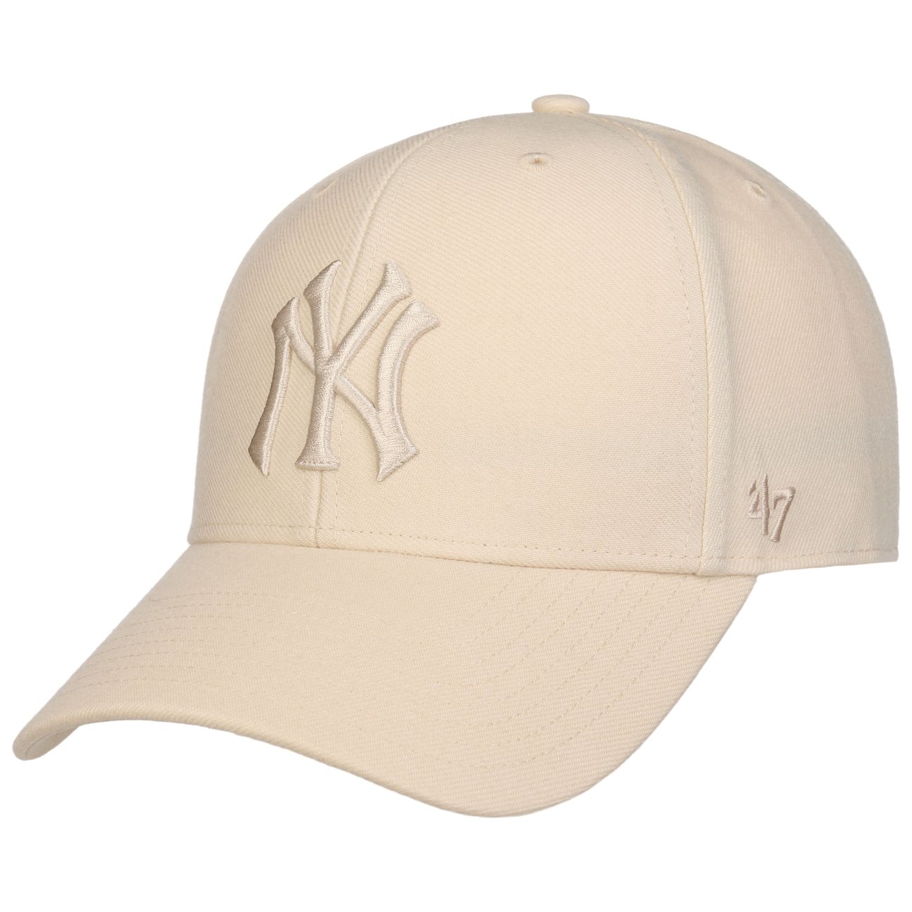 47 Brand Men's Beige Yankees Ballpark Snapback Cap By