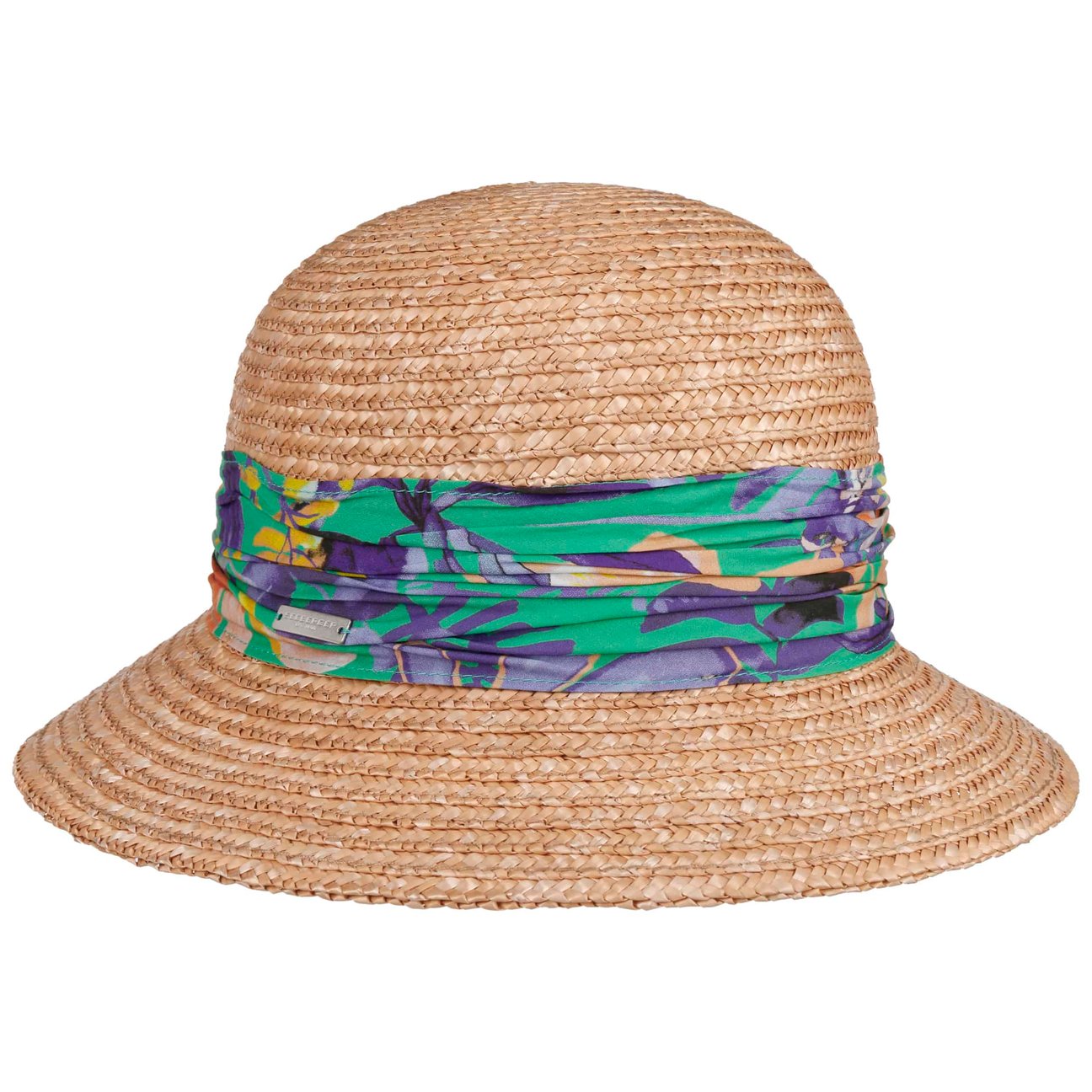 Seeberger Women's Green Lisana Straw Hat By