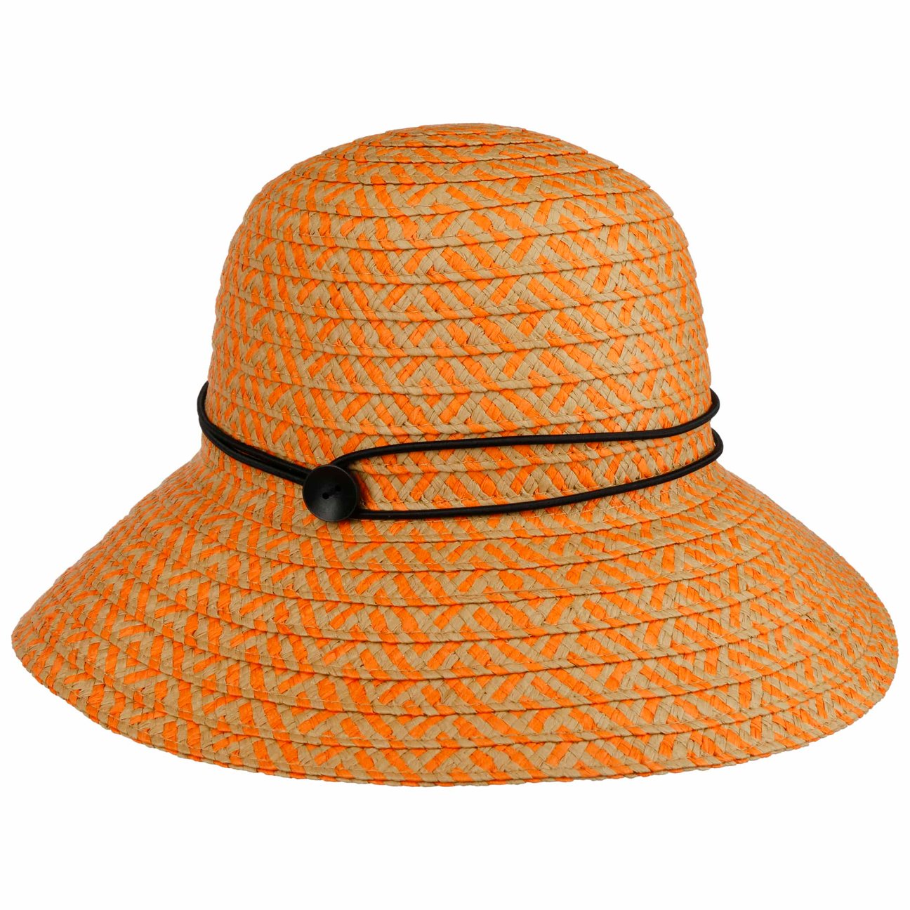 Seeberger Women's Orange Twotone Floppy Hat By