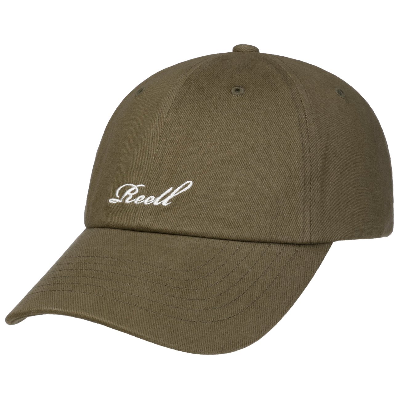 Reell Olive Uni Single Script Cap By