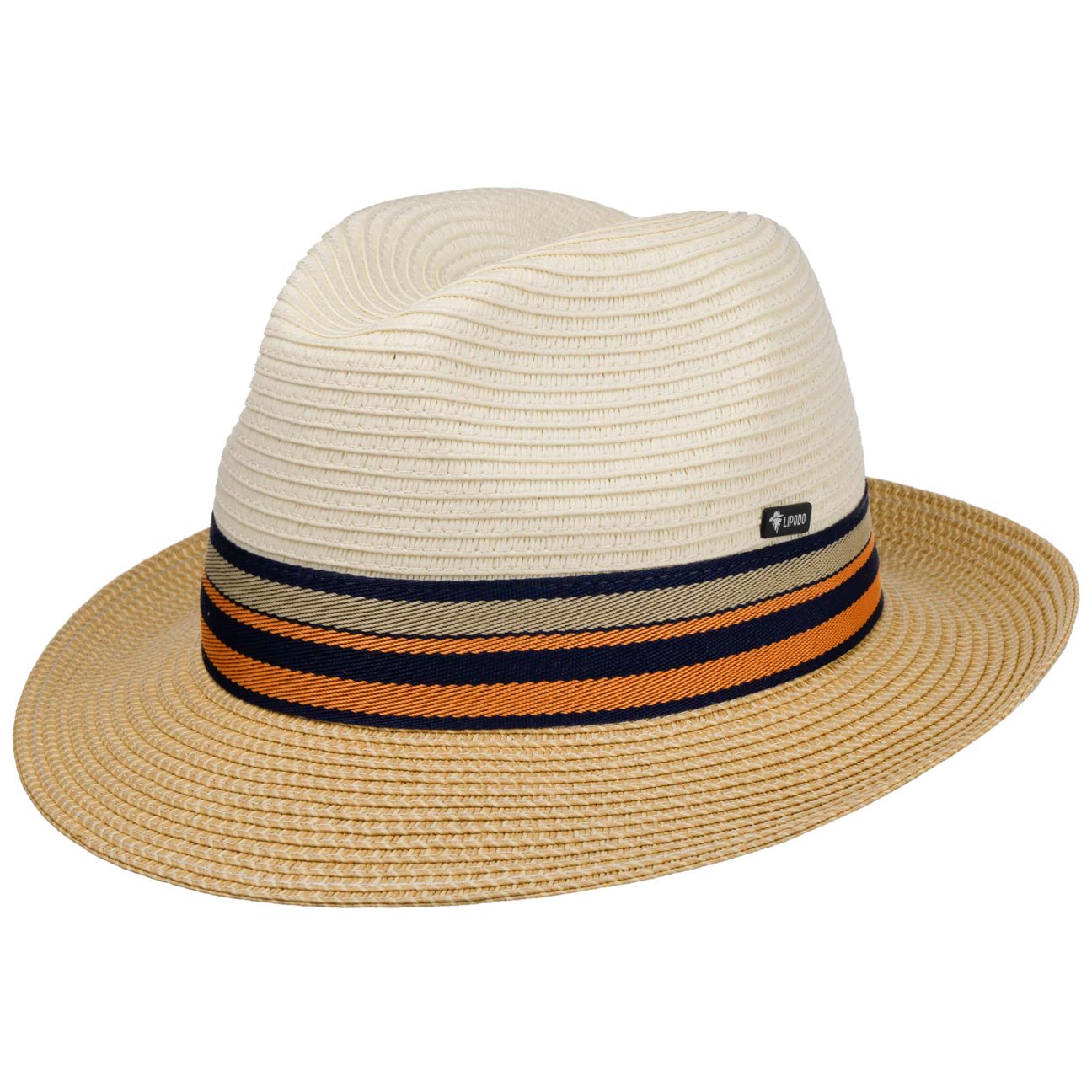 Lipodo Unisex Cream White Corinaldo Bogart Straw Hat By