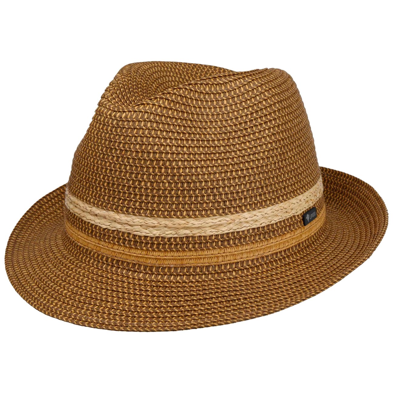Lipodo Unisex Brown Costanzo Bogart Straw Hat By