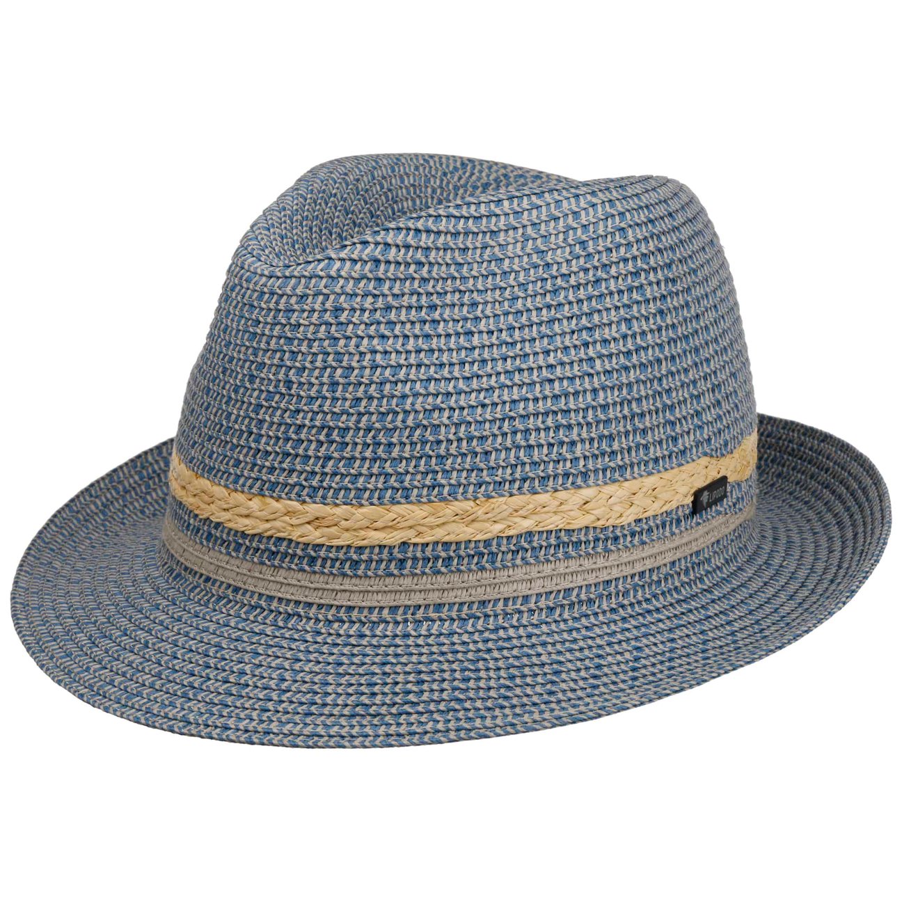 Lipodo Unisex Blue Costanzo Bogart Straw Hat By