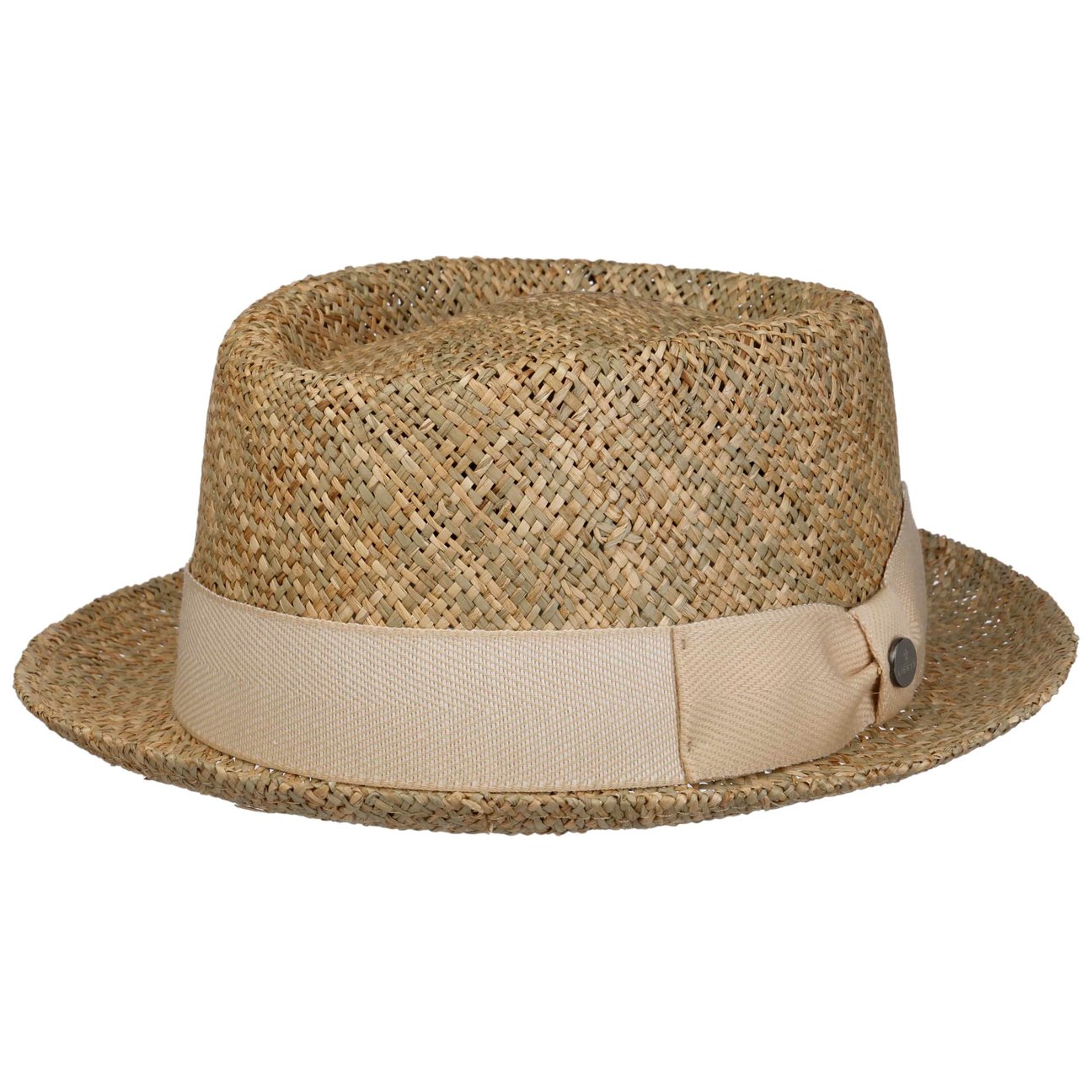 Lierys Nature Twotone Pork Pie Straw Hat By
