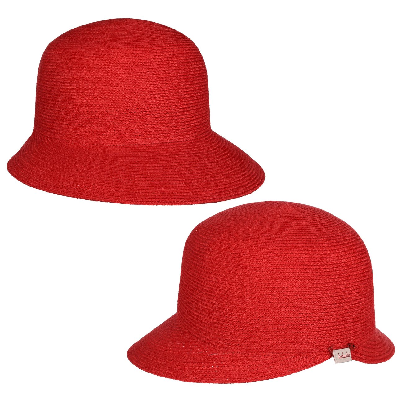 Bedacht Women's Red Sendalea Hemp Hat By