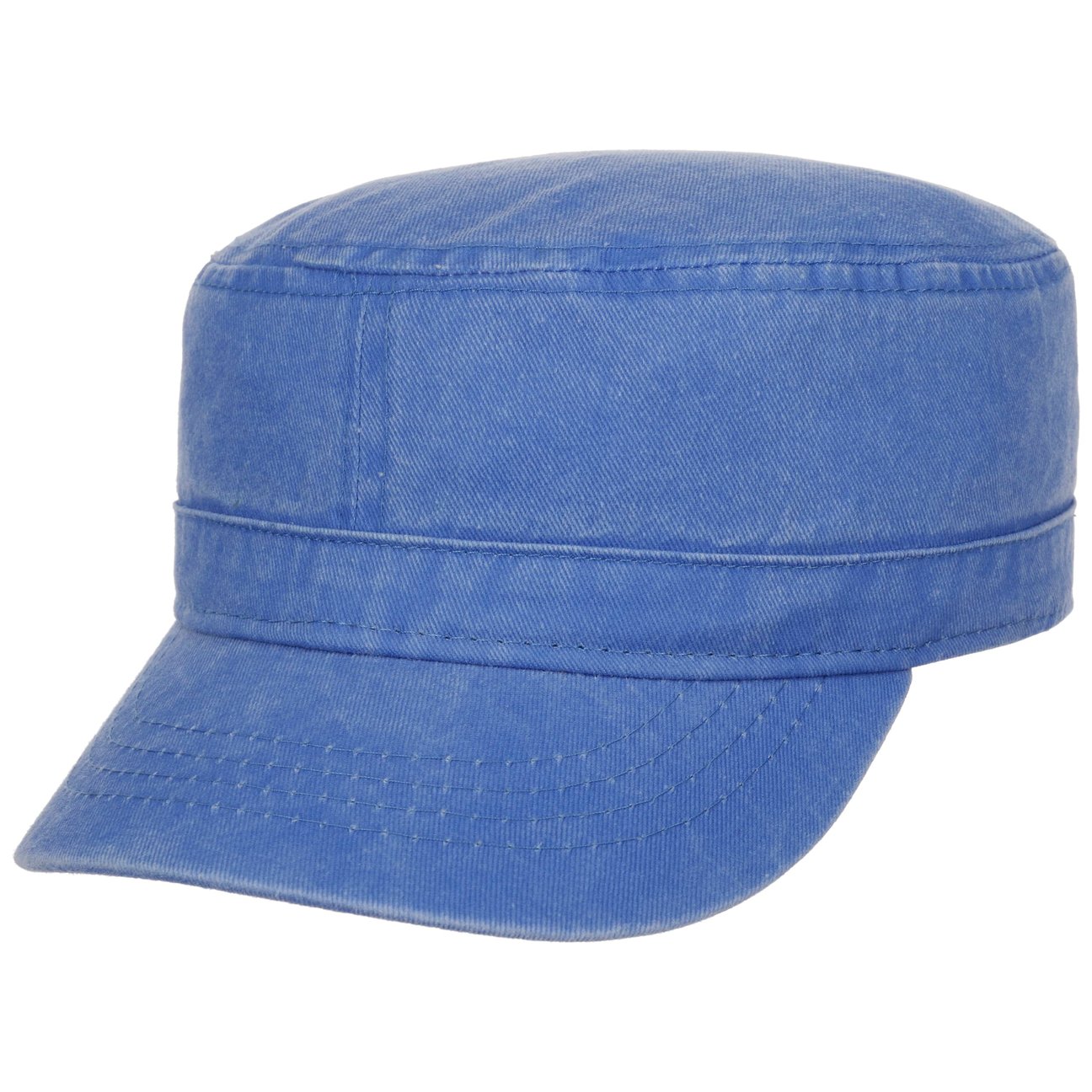 Lipodo Women's Blue Washed Cotton Army Cap By