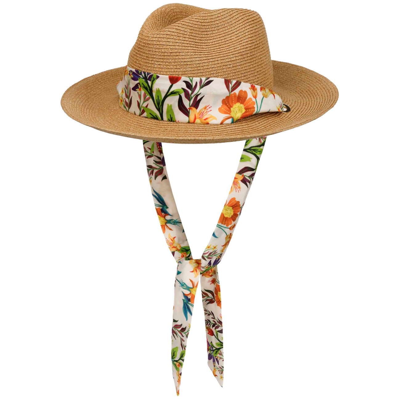 Lierys Women's Beige Big Brim Player Straw Hat By