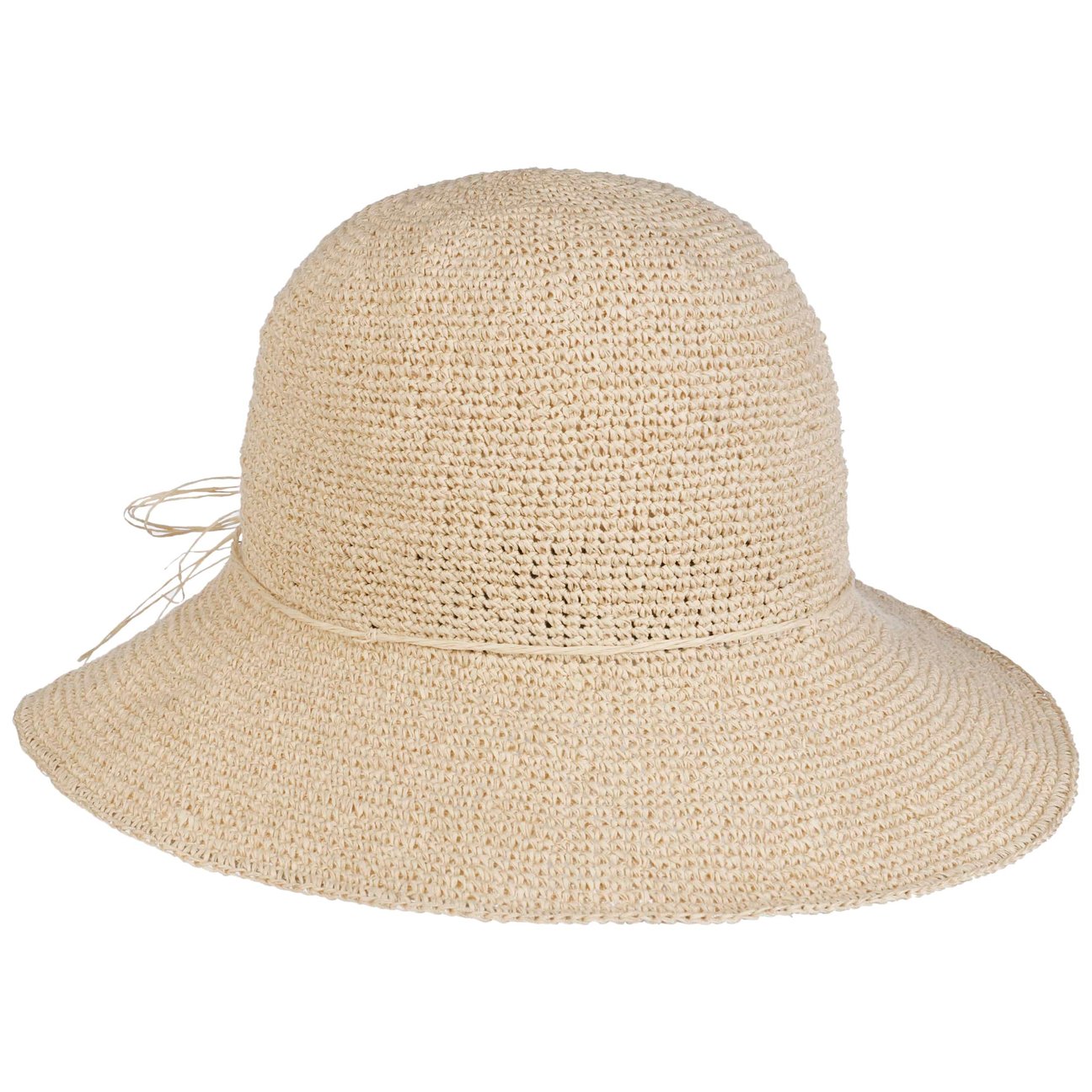 Lipodo Women's Nature Fine Crochet Straw Hat By