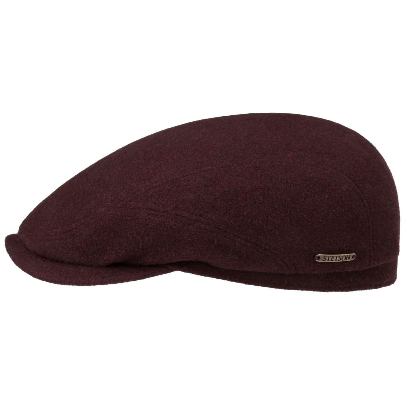 Stetson Raspberry Belfast Vedrick Wool Flat Cap By