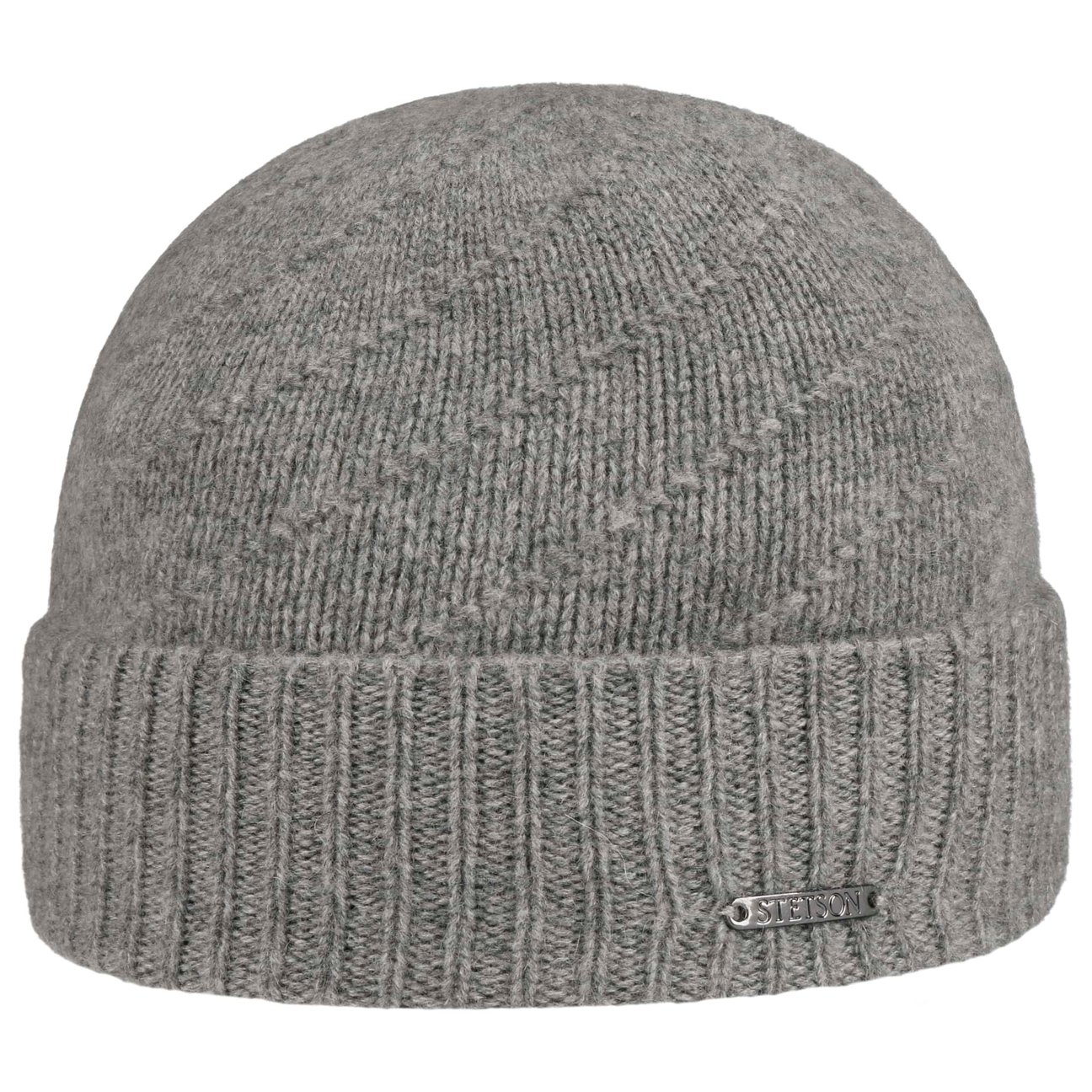 Stetson Women's Grey Mayville Cashmere Beanie Hat By