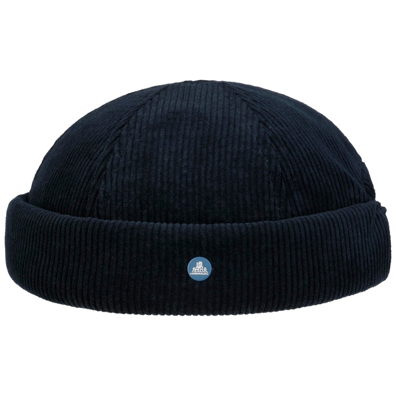 Hammaburg Navy Uni Corduroy Docker Hat By