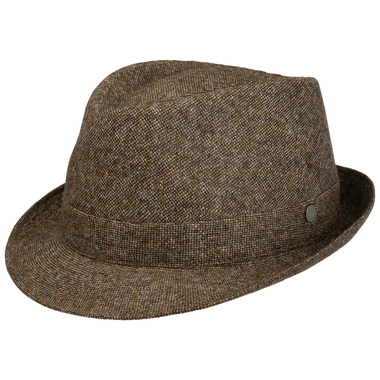 Lierys Women's Dark Beige Richardson Trilby Wool Hat By