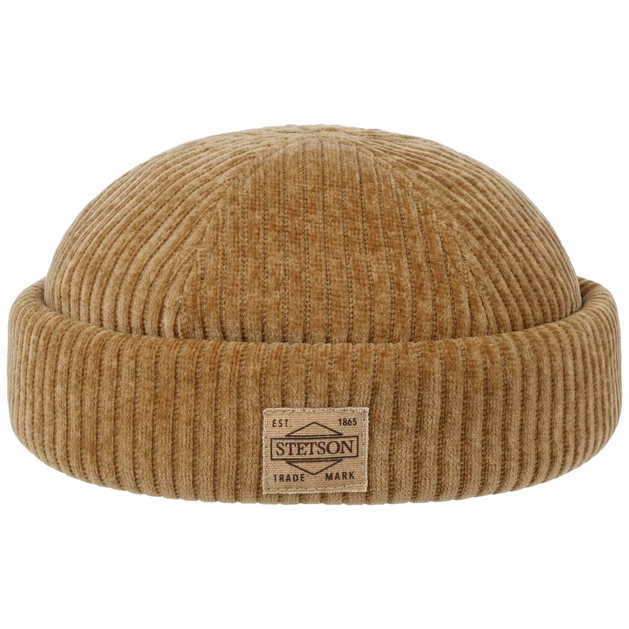 Stetson Brown Jersey Cord Docker Hat By