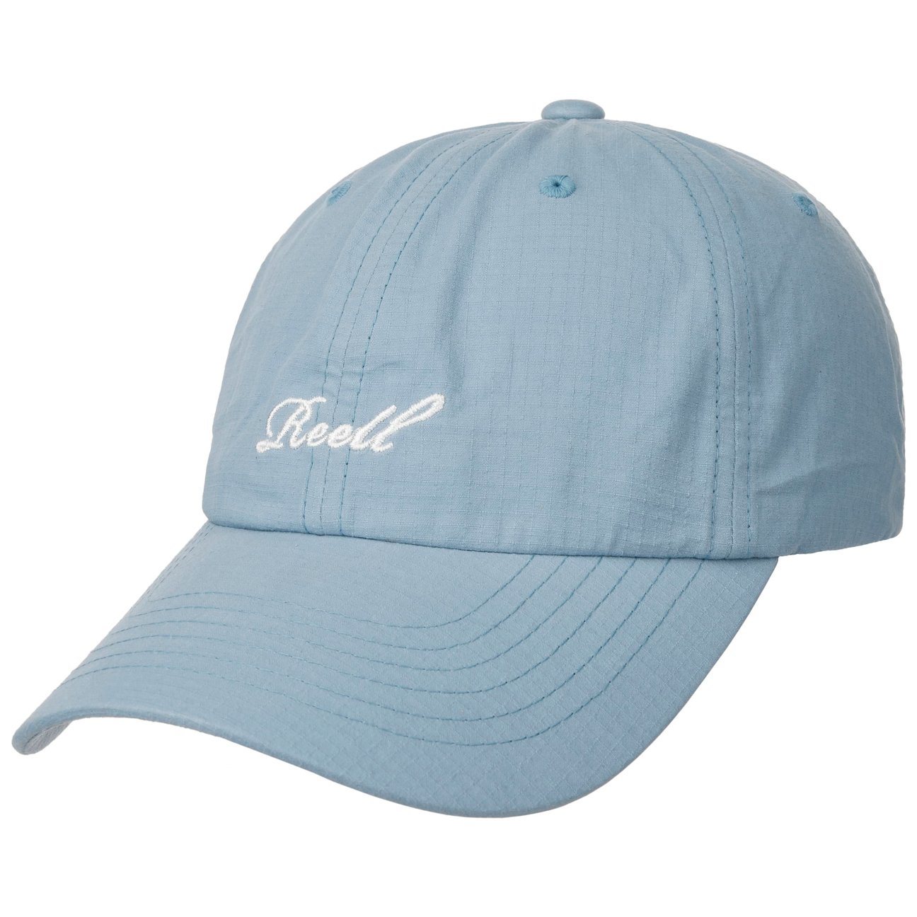 Reell Women's Light Blue Single Script Cotton Cap By