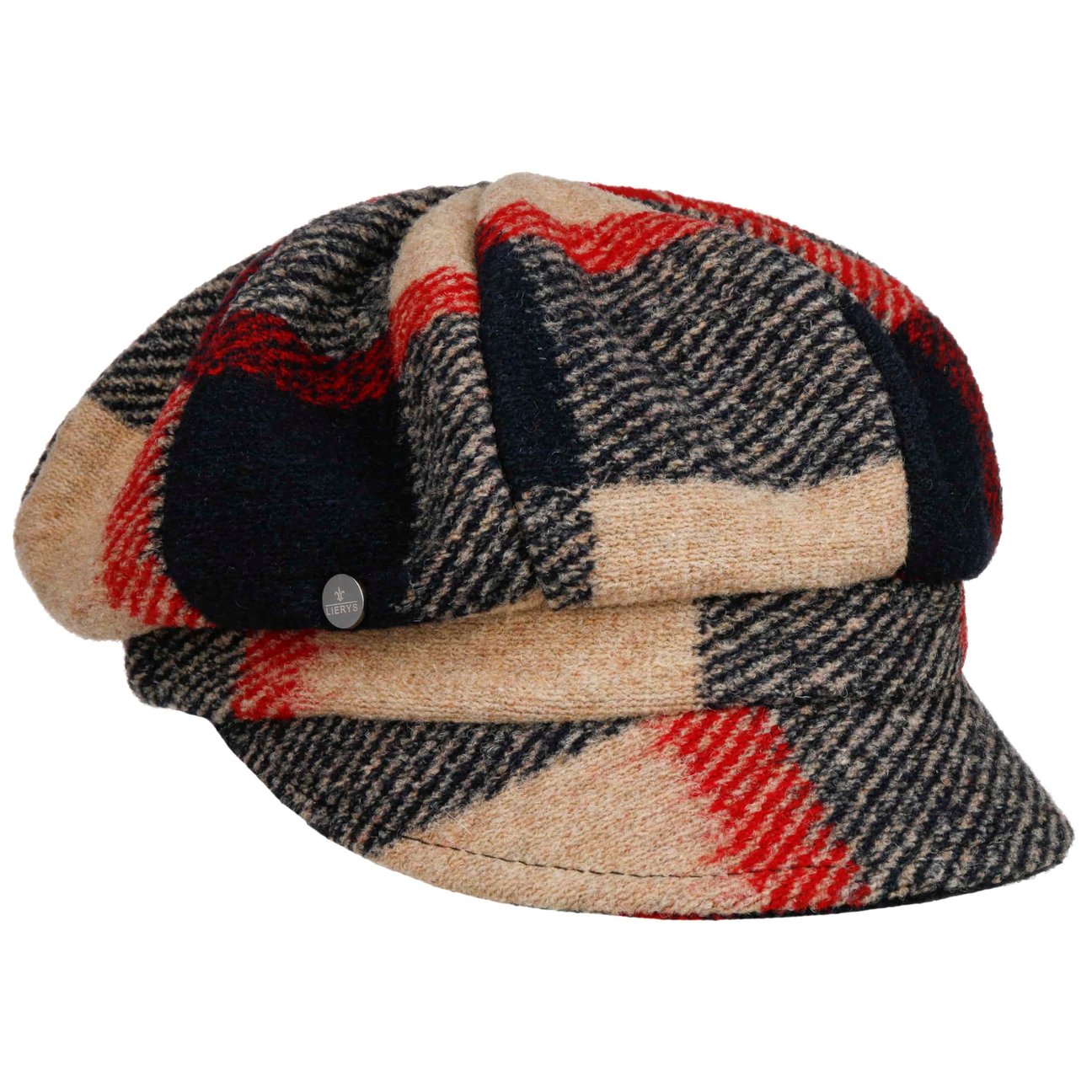 Lierys Girls Navy Jaleva Wool Newsboy Cap By