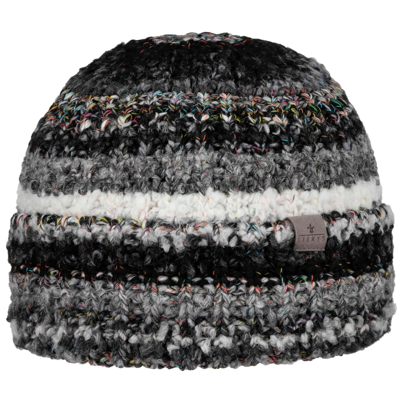 Lierys Women's Black Milova Beanie Hat With Cuff By