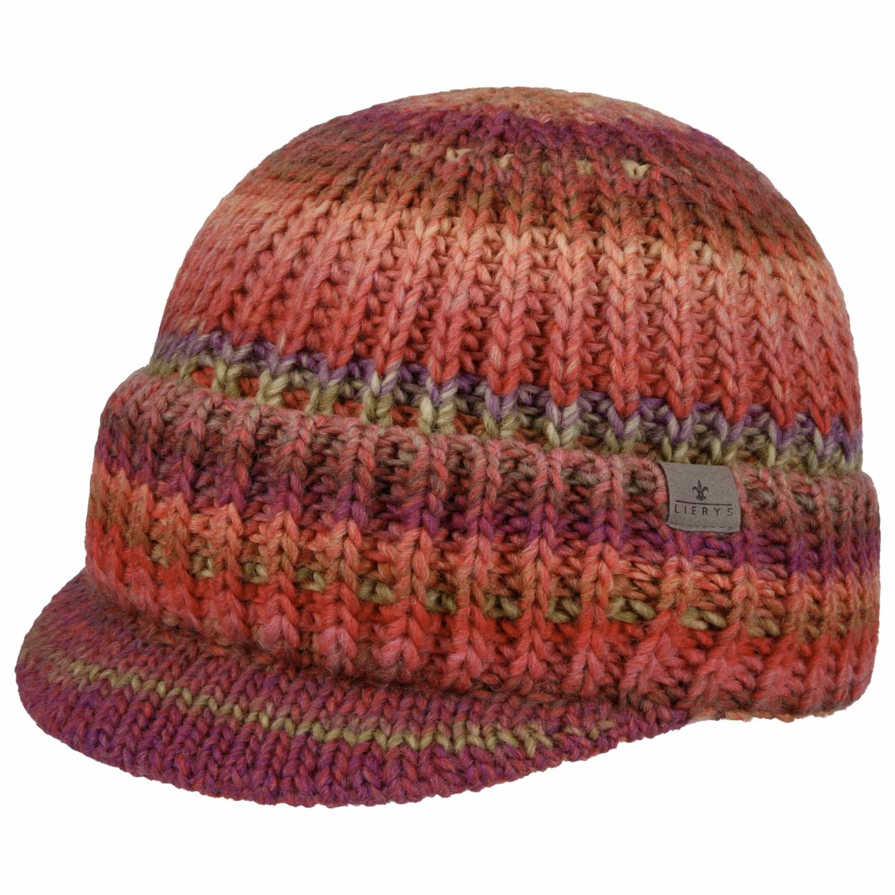 Lierys Women's Bordeaux Viliona Knit Beanie With Peak By