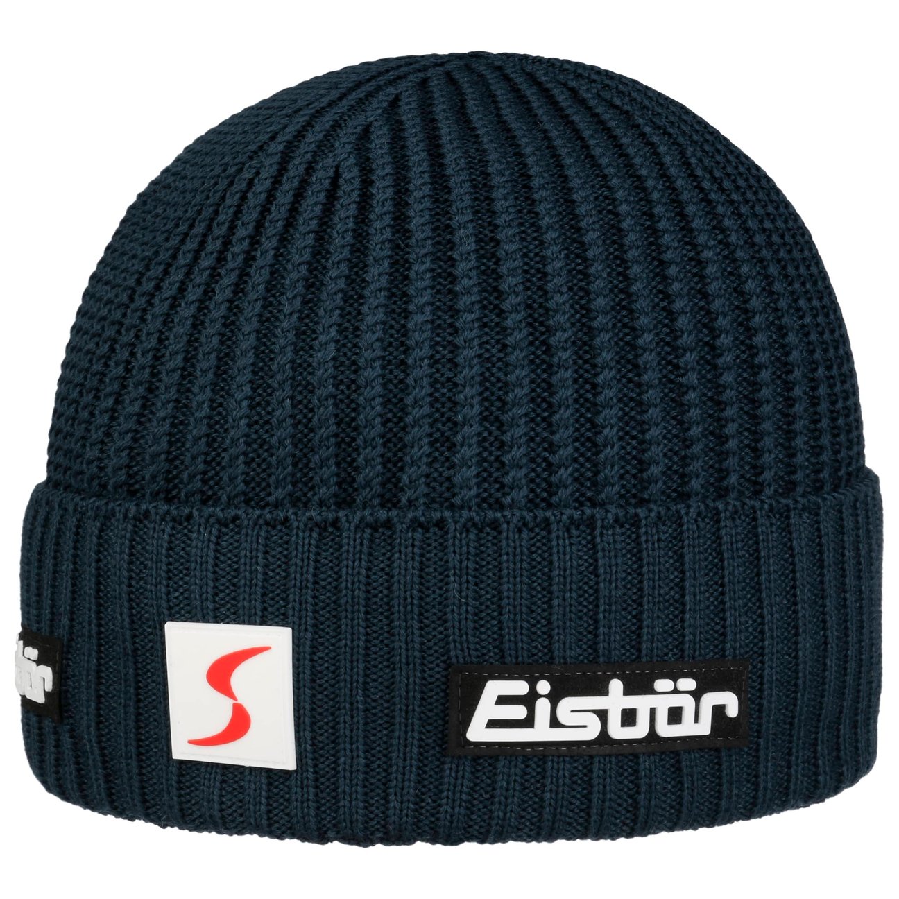 Eisbär Men's Petrol Blue Nordic Skipool Beanie Hat With Cuff By