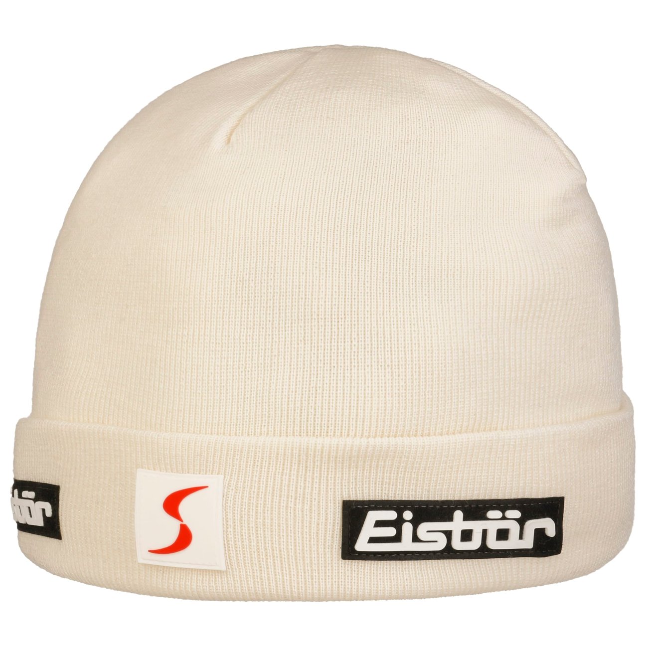 Eisbär Men's White Renan Rl Skipool Beanie Hat With Cuff By