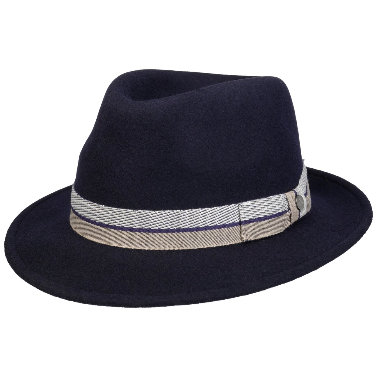Lierys Women's Navy Millscott Bogart Wool Hat By
