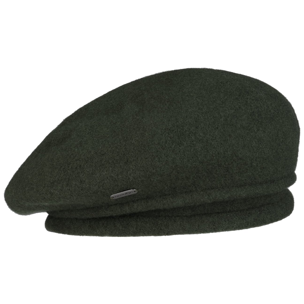 Mcburn Women's Olive Milled Wool Beret By