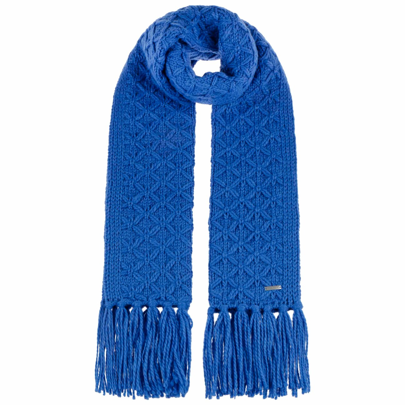 Seeberger Women's Royal-Blue Annelie Knit Scarf By