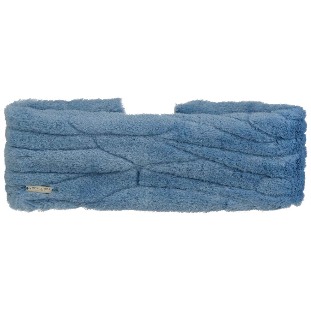 Seeberger Women's Blue Faux Fur Headband By